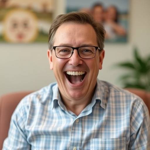 A photograph of Michael O'Connell, excited about the long-term benefits of Zenith Vitality