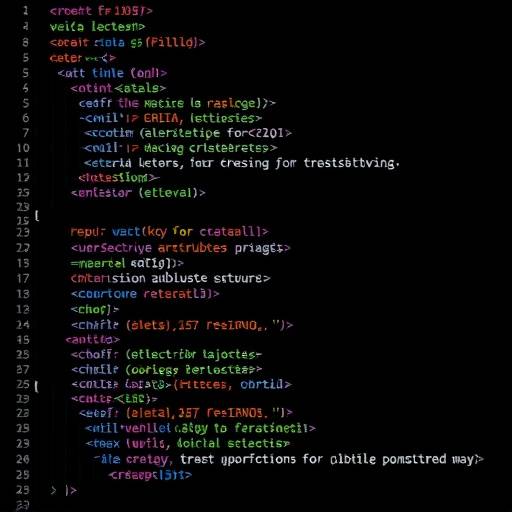 Example of ARIA attributes being used in HTML code.