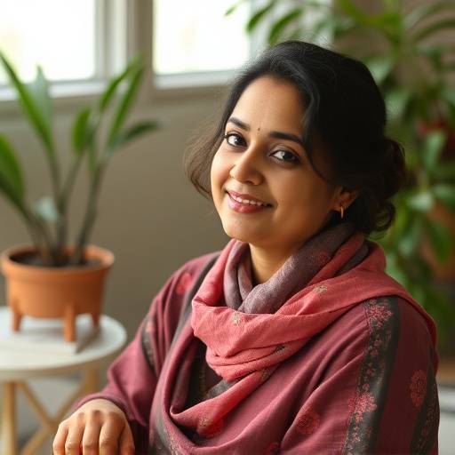 Image of Priya Sharma, who found mental health support through Zenith Vitality
